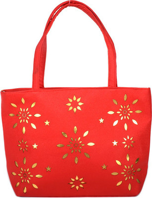 

Snupy Messenger Bag(Red, Gold), Gold;red