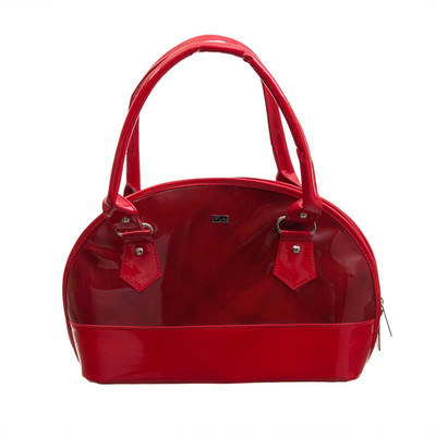 Goodwill Leather Art Hand-held Bag(Red)