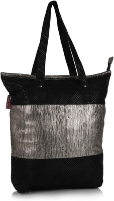 

Home Heart Tote(Silver, Black), Black;silver