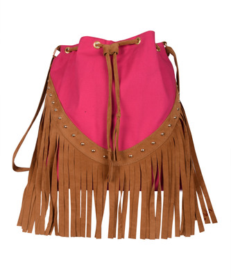 

Kanvas Katha Shoulder Bag(Pink)