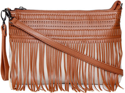 

Roadster Sling Bag(Tan, White)