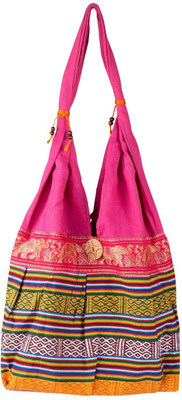 

Khatri Handicrafts Messenger Bag(Pink)