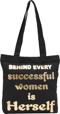 

Haqeeba Tote(Black, Gold)