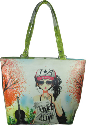 

Raju purse collection Shoulder Bag(White, Green), Green;white