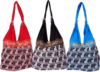 

Fashion Bizz Shoulder Bag(Black, Purple, Red)