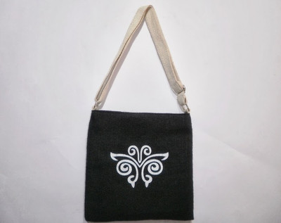 

Jute Tree Tote(Black)
