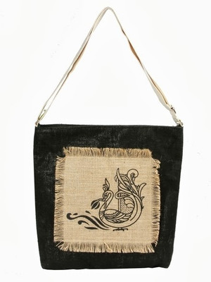 

Jute Tree Tote(Black)