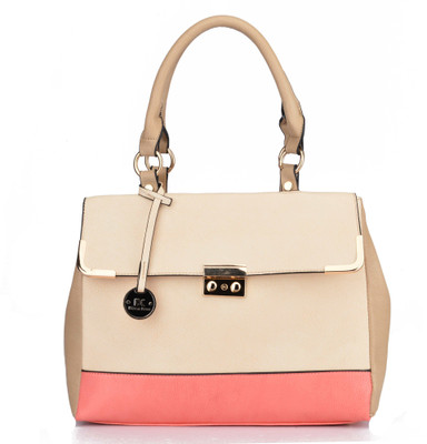 

Diana Korr Hand-held Bag(Pink, Beige), Beige;pink