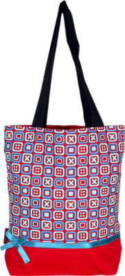 

Kanvas Katha Tote(Red)