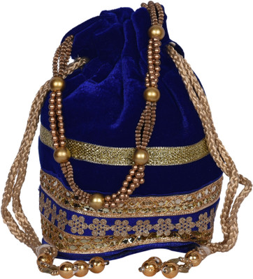 

Decot Paradise Pouch Potli(Blue)