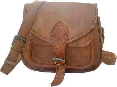 

EKLCOM Sling Bag(Brown, Tan)