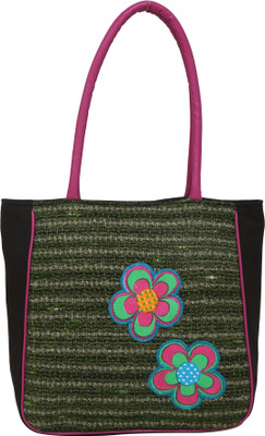 

Anekaant Hand-held Bag(Black, Green, Pink)