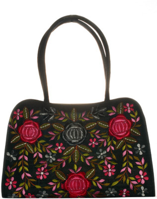 

Soulful Threads Hand-held Bag(Black)