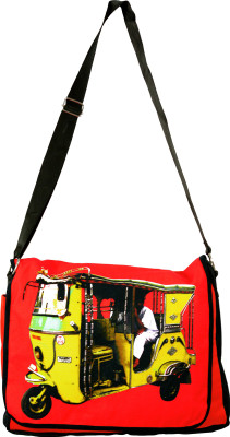 

Fatfatiya Messenger Bag(Yellow, Red), Red;yellow