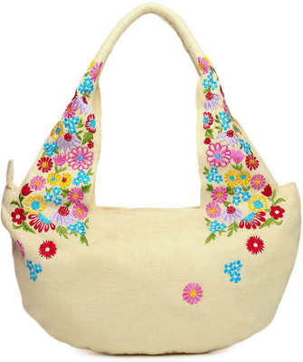

Indian Rain Hand-held Bag(Beige)