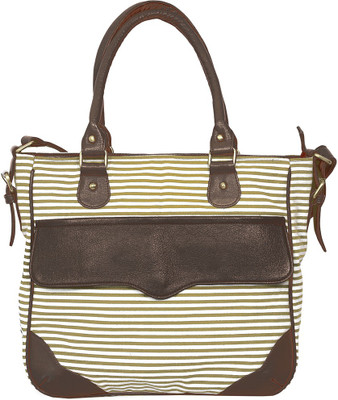 

Mister Maker Hand-held Bag(Brown, Beige), Beige;brown