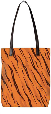 

Snoogg Tote(Orange, Brown), Brown;orange