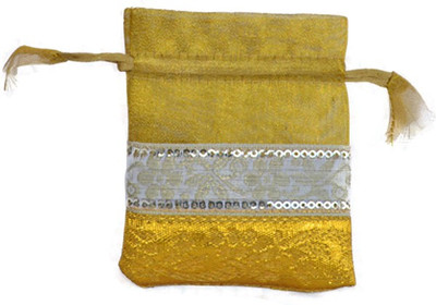 

Kriti Creations Pouch Potli(Gold)