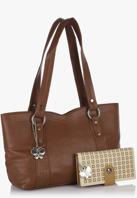 

Butterflies Shoulder Bag(Brown)
