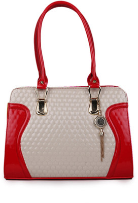 

Women Marks Hand-held Bag(White, Red), Red;white