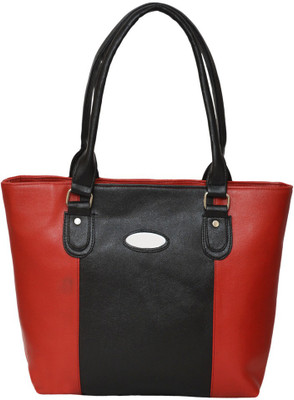 

JH handbag Hand-held Bag(Red, Black), Black;red
