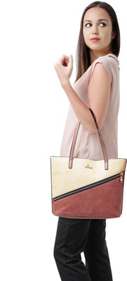 

Lavie Shoulder Bag(Beige, Pink)