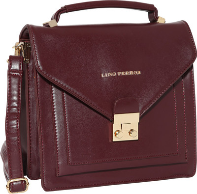 

Lino Perros Satchel(Maroon)