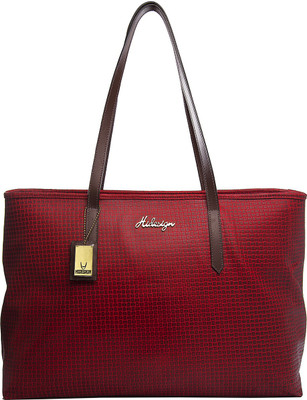 

Hidesign Hand-held Bag(Red, Brown), Brown;red