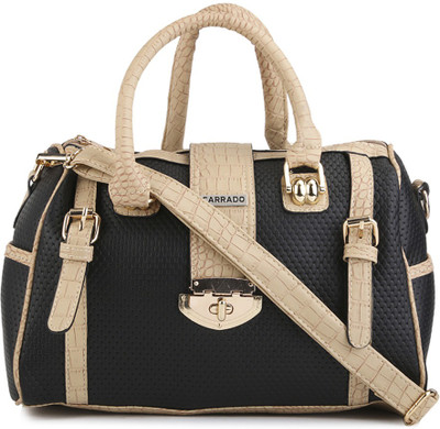 

CARRADO Hand-held Bag(Black, Beige), Beige;black