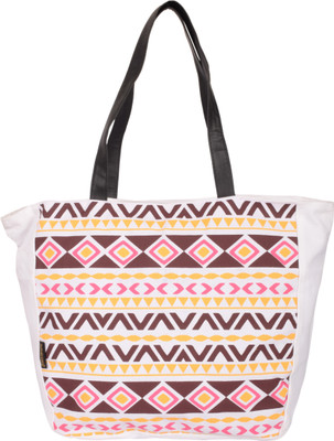 

Kanvas Katha Tote(White)