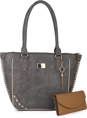 

Women Marks Shoulder Bag(Grey)