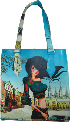 Raju purse collection Hand-held Bag(Blue, White)