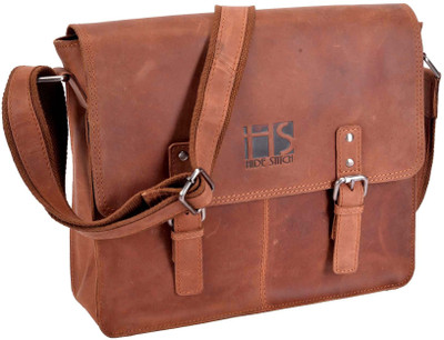 

Hidestitch Messenger Bag(Tan)