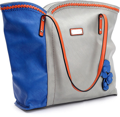

Lavie Tote(Grey, Orange, Blue), Blue;grey;orange