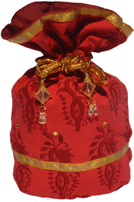 

Viniyog Pouch Potli(Red)