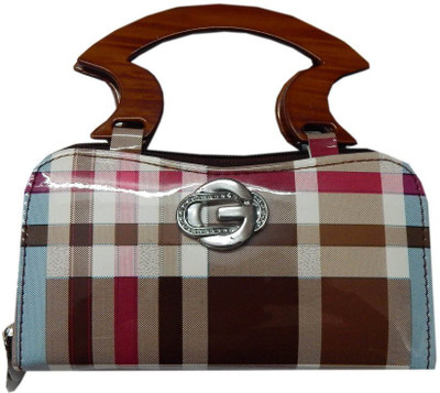 

Navaksha Hand-held Bag(Brown)
