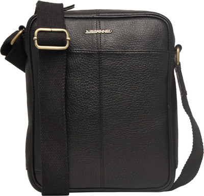 

Justanned Messenger Bag(Black)
