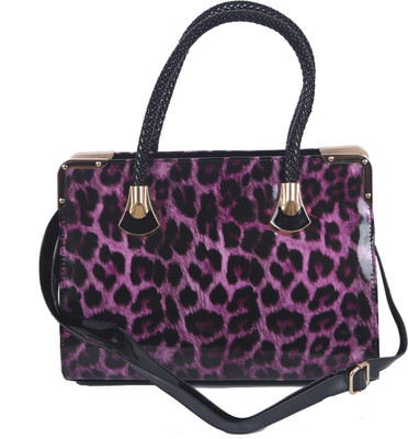 

Elligator Hand-held Bag(Purple, Black), Black;purple