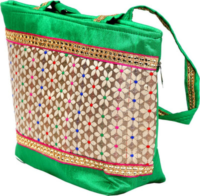 

Kuber Industries Hand-held Bag(Green)