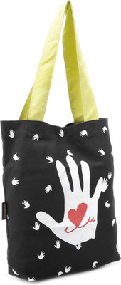 

Kanvas Katha Tote(Black)