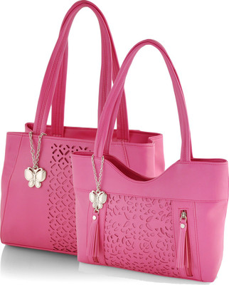 

Butterflies Hand-held Bag(Pink)