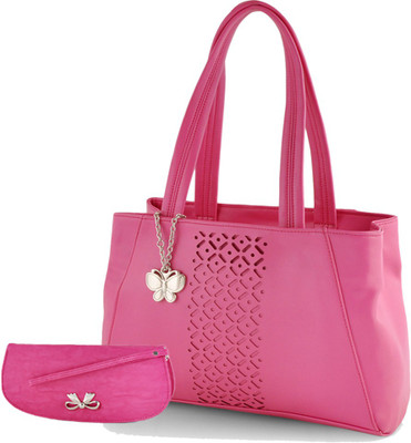 

Butterflies Hand-held Bag(Pink)