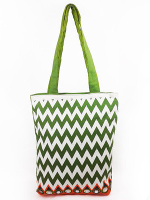 

Yangti Tote(Green, White)