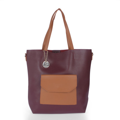 

Fur Jaden Tote(Maroon)
