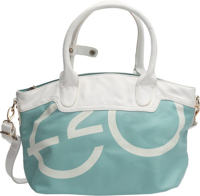 

E2O Satchel(White, Blue), Blue;white