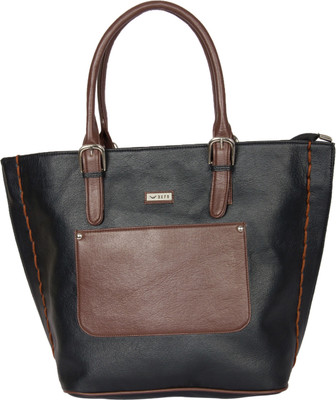 

Bern Hand-held Bag(Black, Tan)