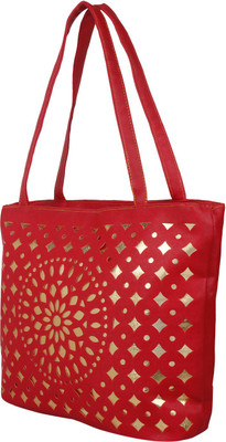 

Glory Fashion Shoulder Bag(Red, Gold), Gold;red