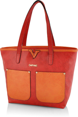 

Daphne Hand-held Bag(Red, Orange), Orange;red