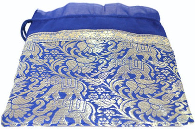 

Kriti Creations Pouch Potli(Blue)