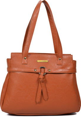 

Caliberry Hand-held Bag(Tan)